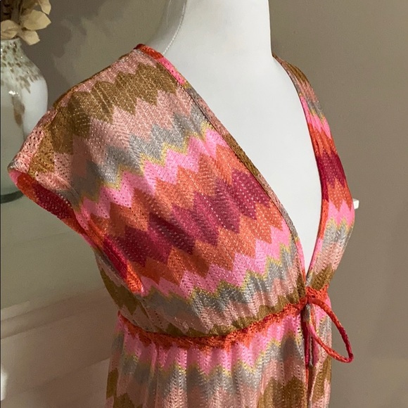 Elif for Jordan Taylor Chevron Maxi Dress Swim Cover Up - Picture 7 of 10